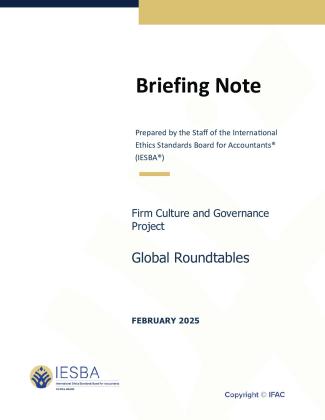 IESBA Briefing note - Firm Culture and Governance.pdf