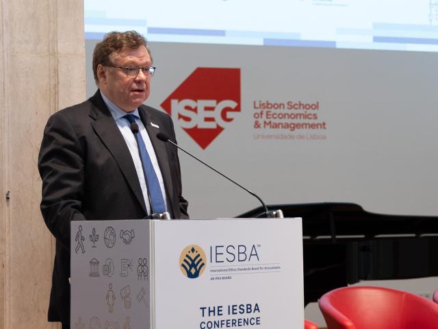 Jean Paul Servais Addresses the IESBA Conference 2025