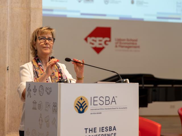 Maria Luís Albuquerque Addresses the IESBA Conference 2025