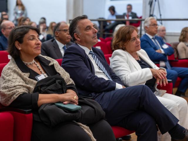 Paula Franco, Virgilio Macedo, and Gabriela Dias at the IESBA Conference