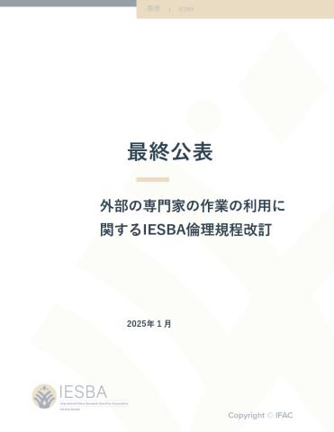 Using the Work of an External Expert - Final Pronouncement