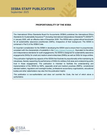 IESBA Staff Publication - Proportionality of IESSA.pdf
