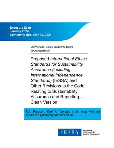 Proposed IESSA and Other Revisions to the Code Relating to Sustainability Assurance and Reporting - Clean Version.pdf